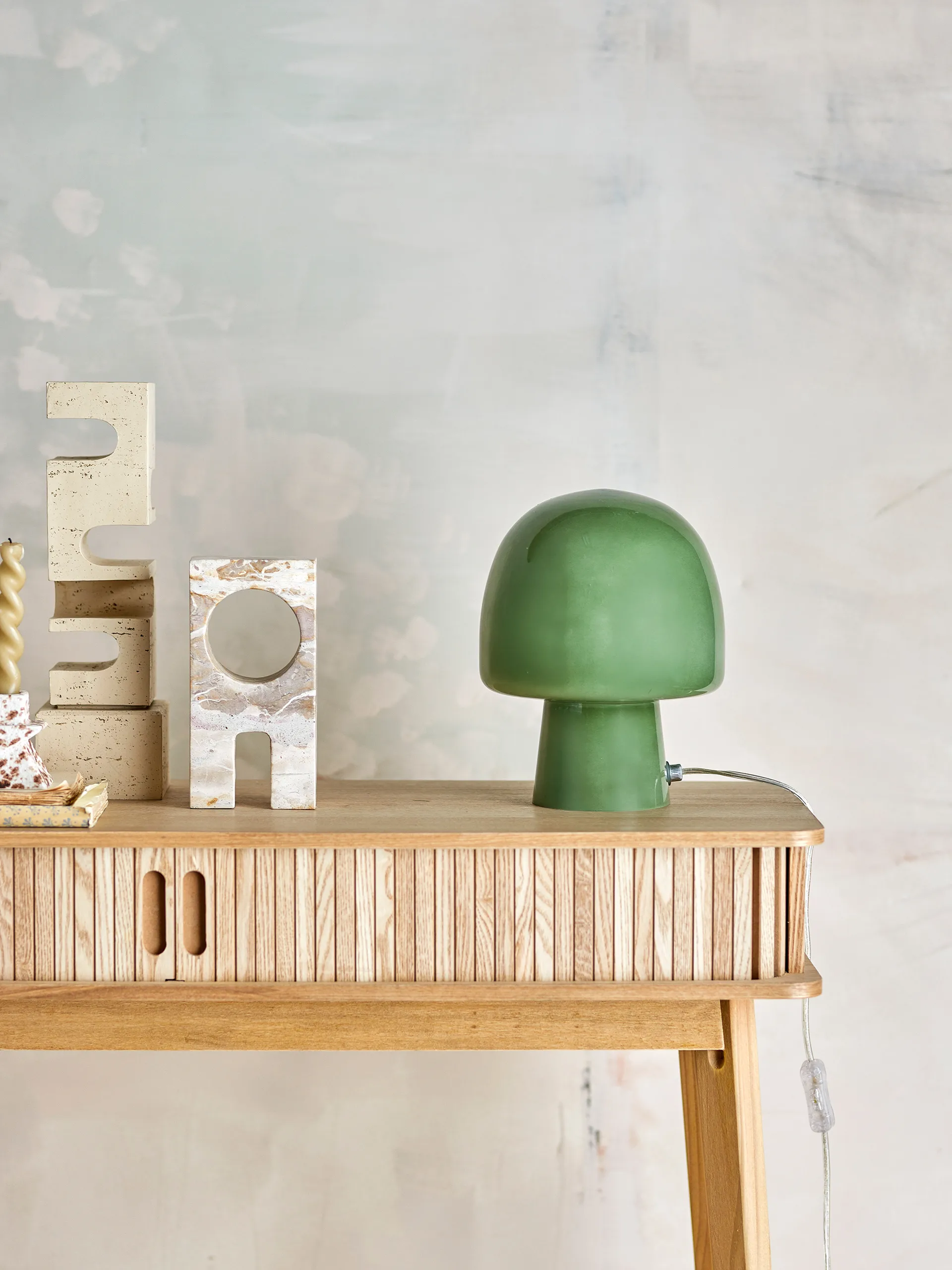 Paddy bordlampe Ø20x26,5 cm, Grønn Bloomingville