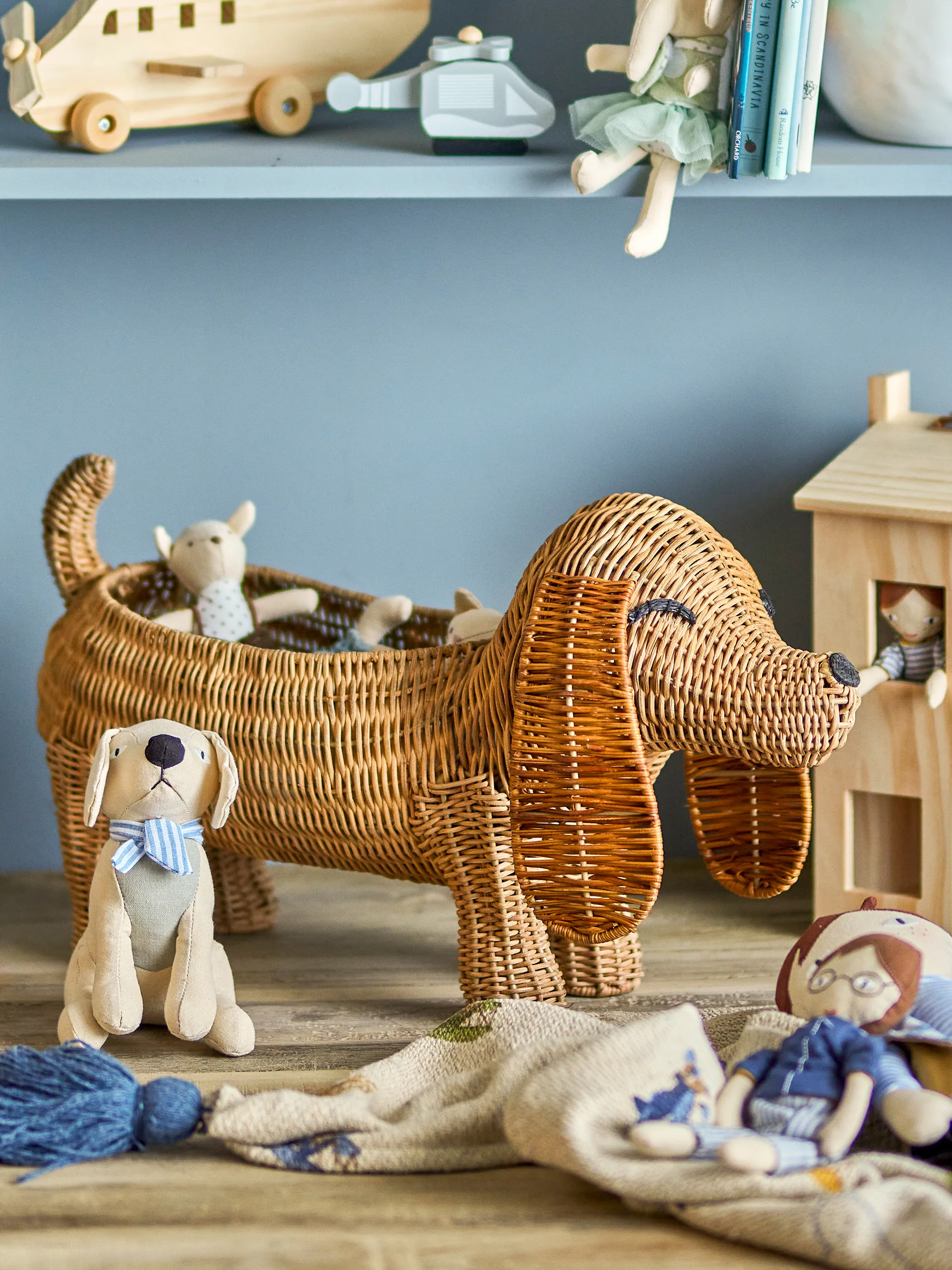 Palle oppbevaringskurv, Brun Bloomingville