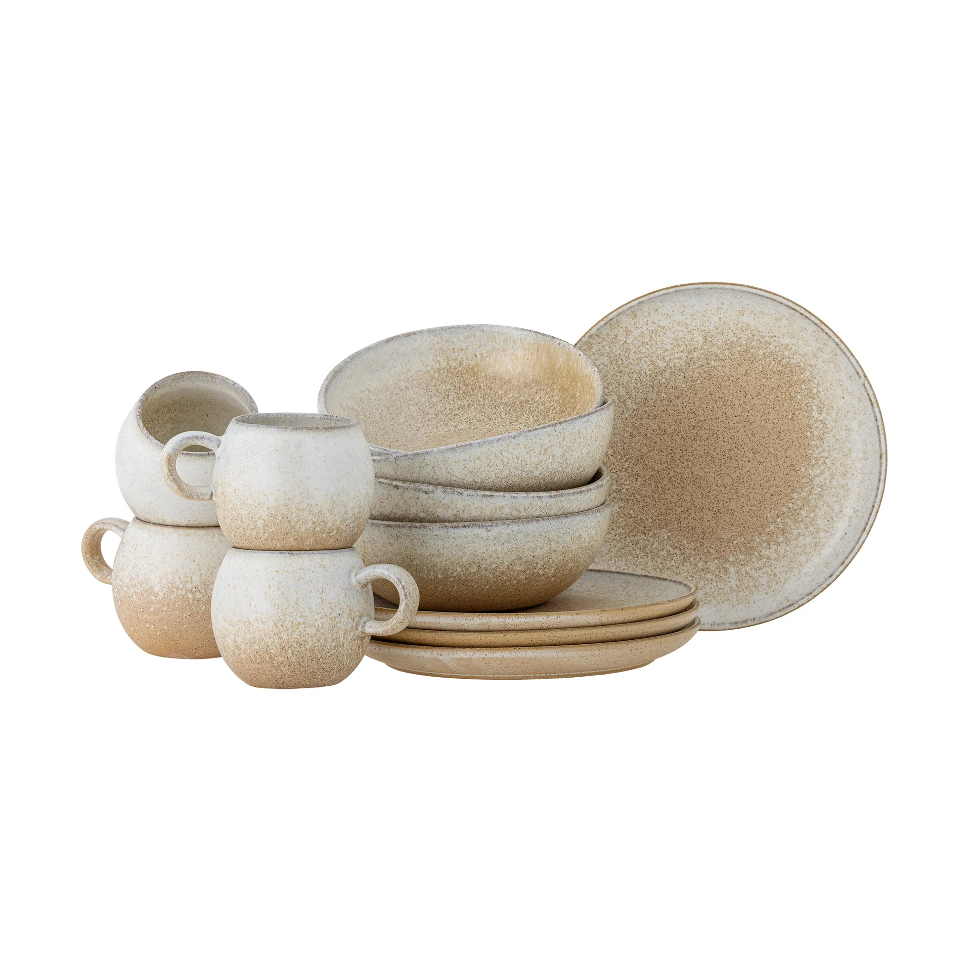 Paula frokostsett 12 deler, Natur Bloomingville