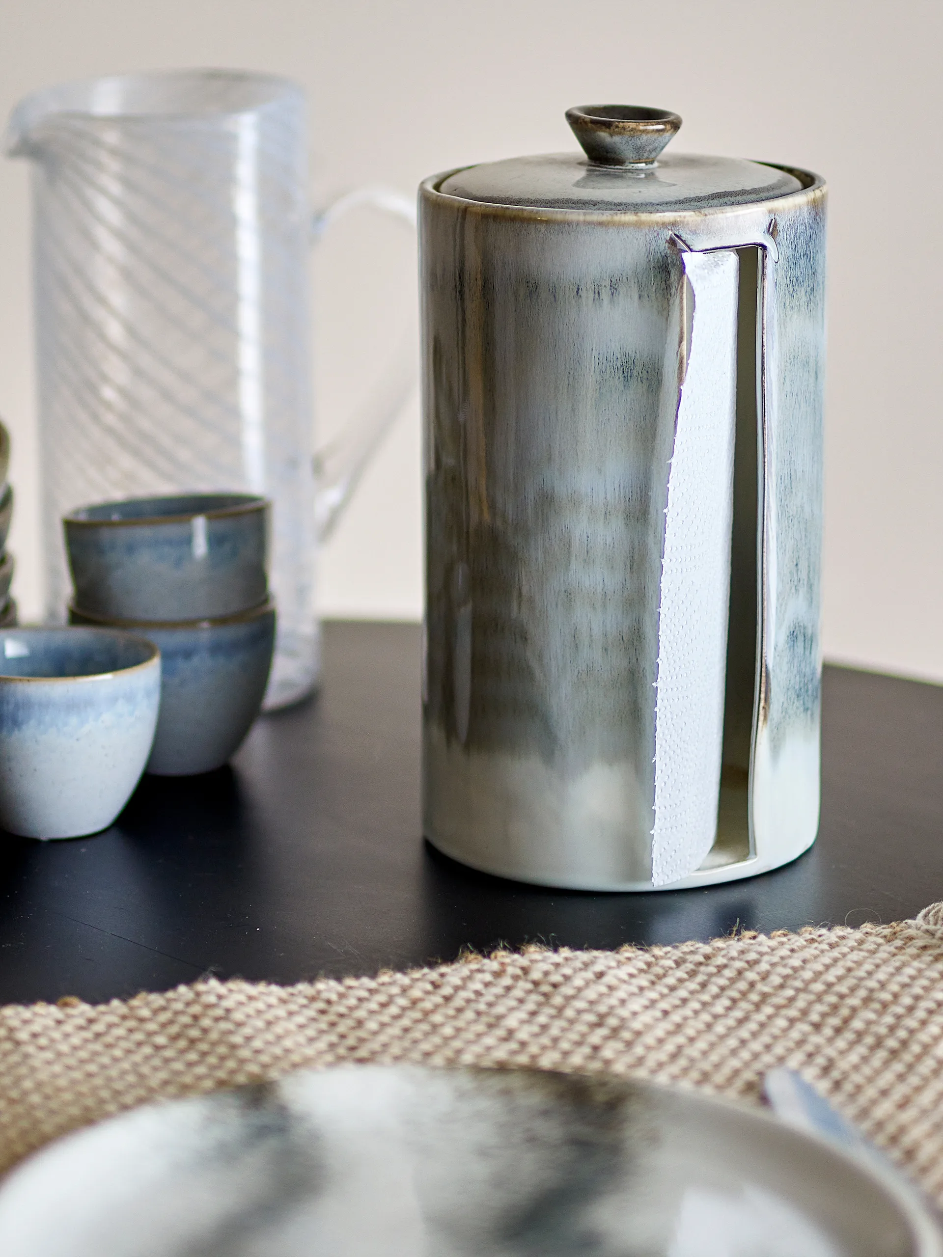 Paula husholdningspapirholder, Grå Bloomingville