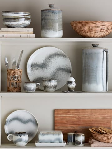 Paula smørboks 11,5x17,5 cm - Grey - Bloomingville