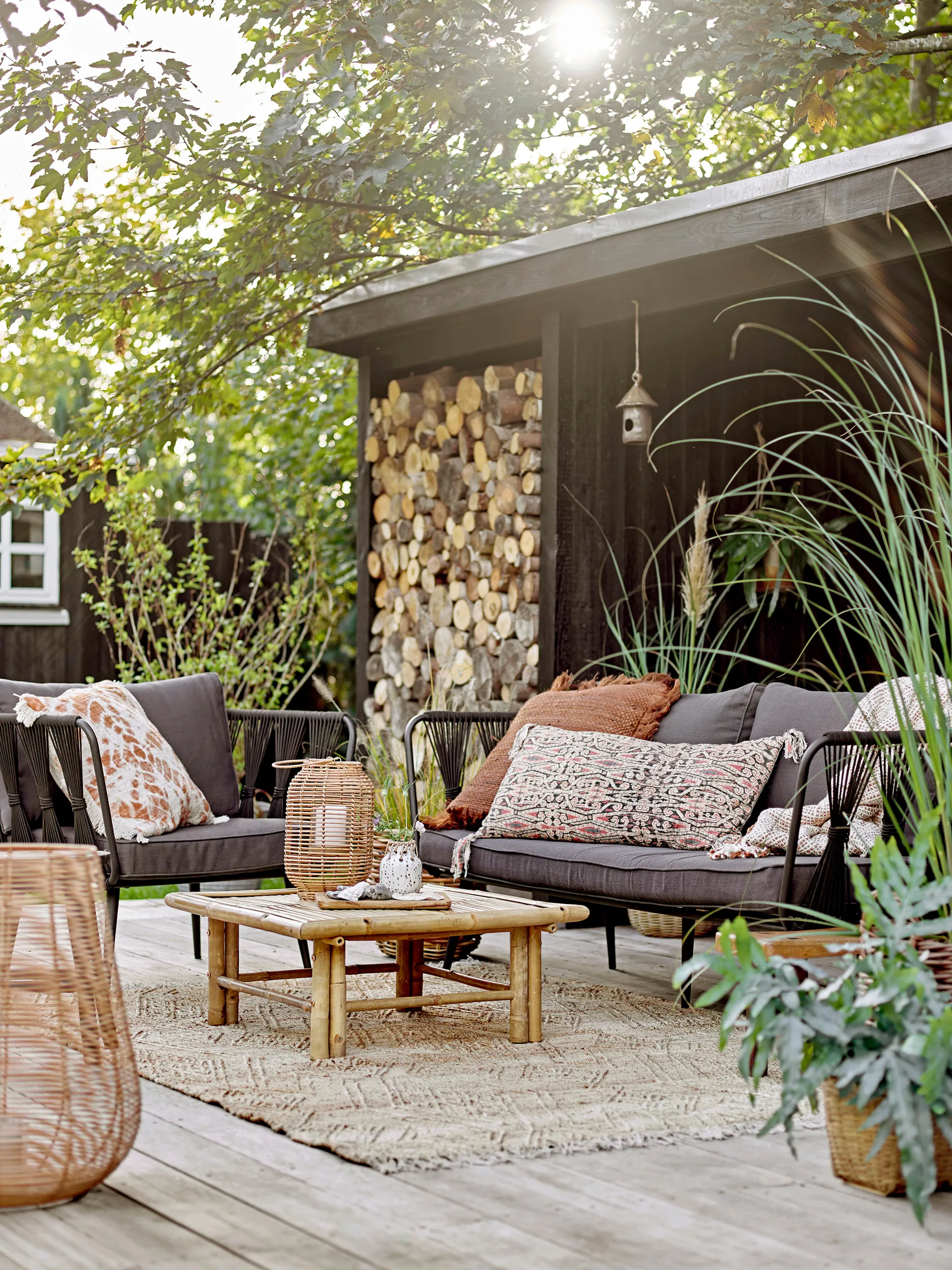 Pavone sofa 2,5-seter, Black Bloomingville