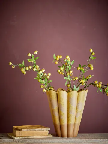 Penn vase 25,5x29 cm - Gul - Bloomingville