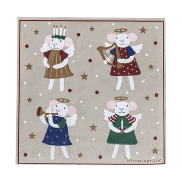 Peo papirserviett - Multi, 33x33 cm - Bloomingville