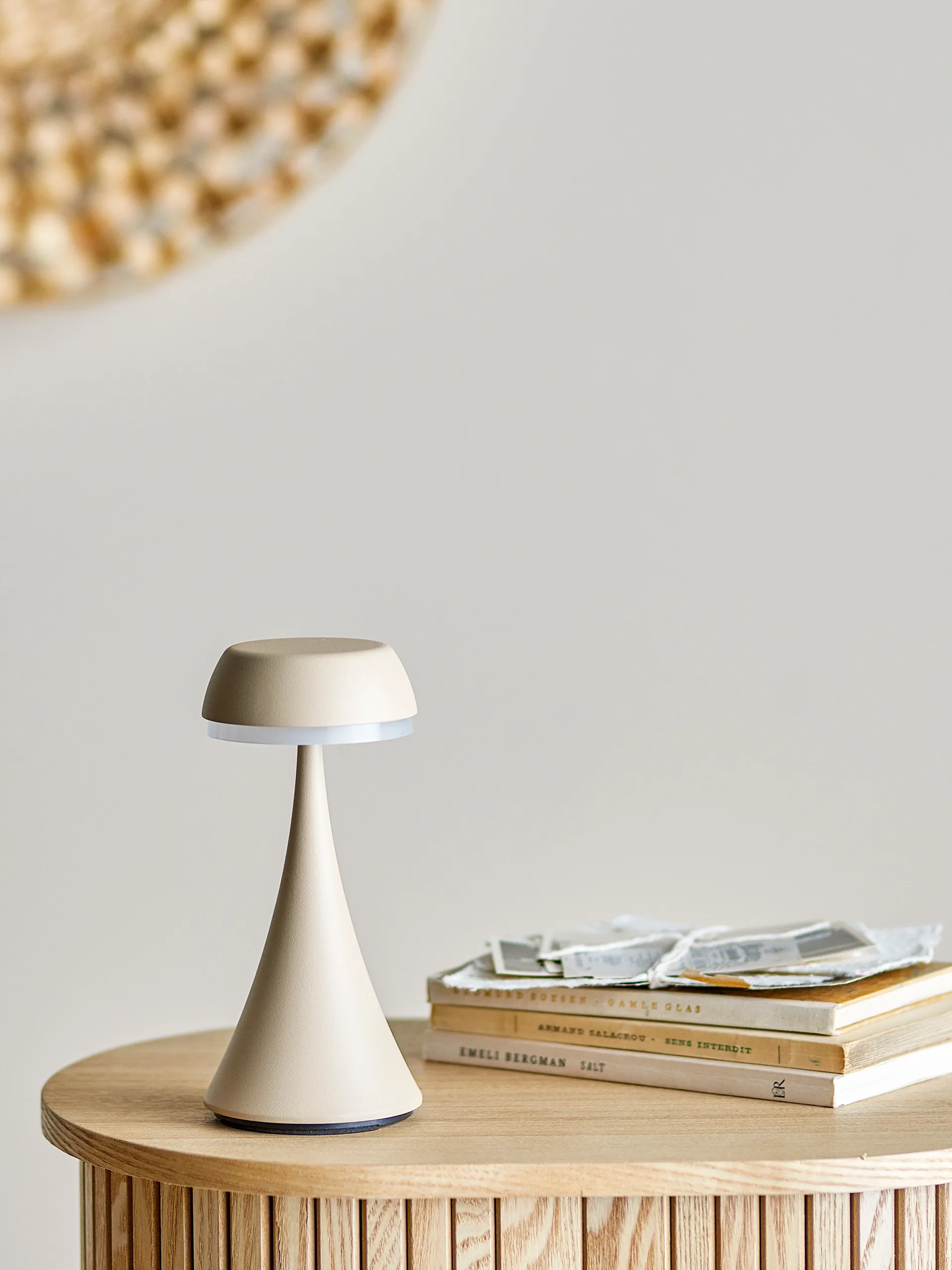 Pepple portabel bordlampe, Natur Bloomingville