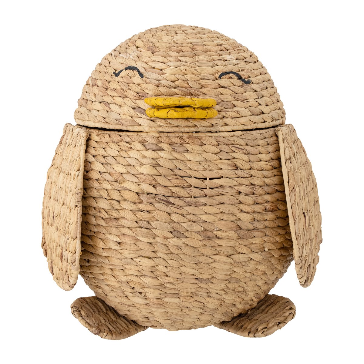 Bloomingville Pingo kurv med lokk 44 x 38 x 47 cm Pingvin