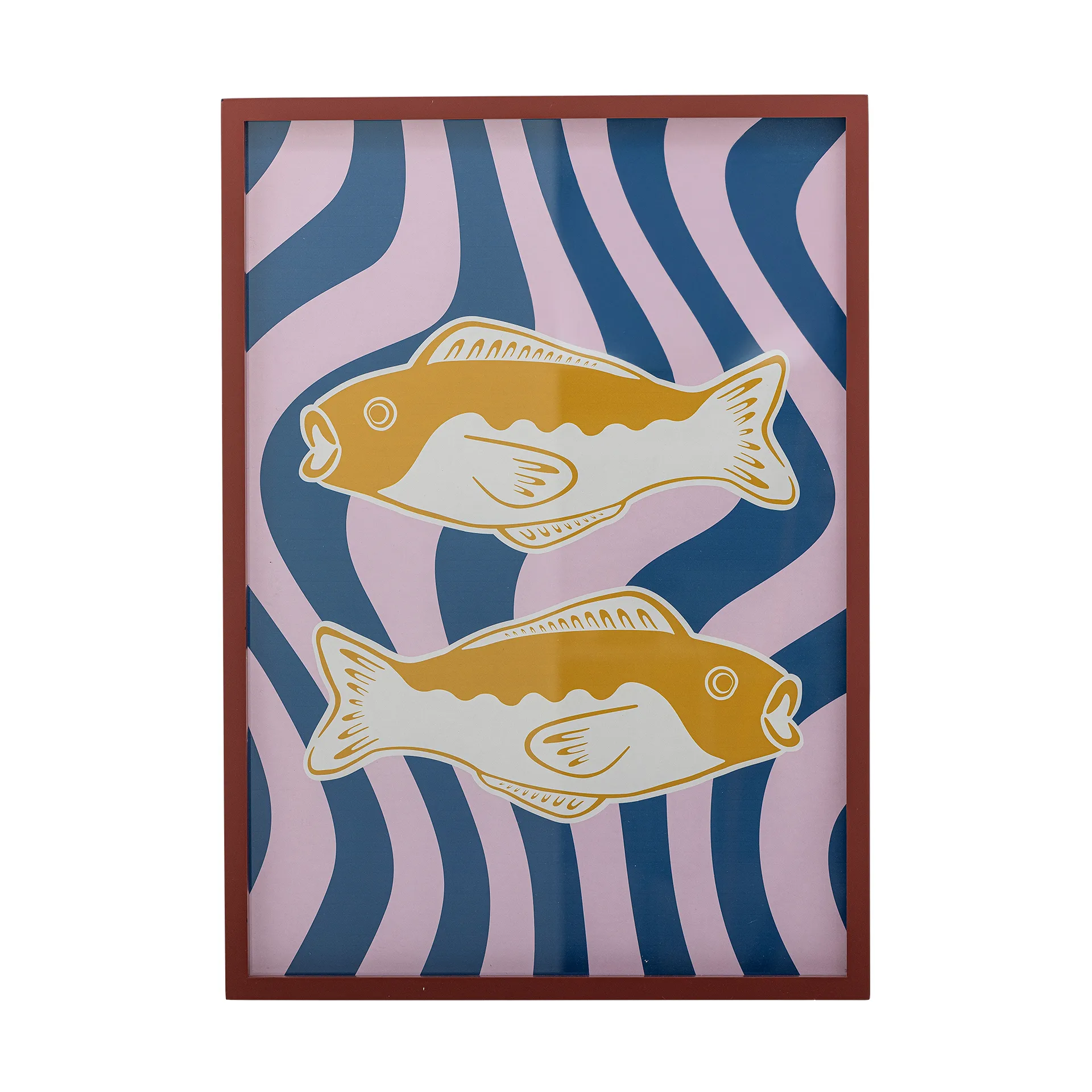 Remy illustrasjon med ramme 50x70 cm, Rose Bloomingville