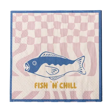 Remy papirlommetørkle 20-pakning - Blå - Bloomingville