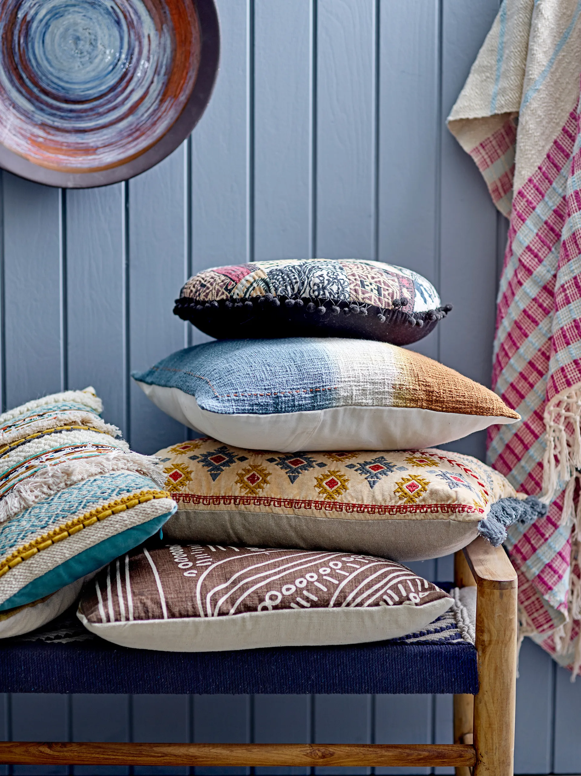 Romir pute 45 x 45 cm, Brun Bloomingville