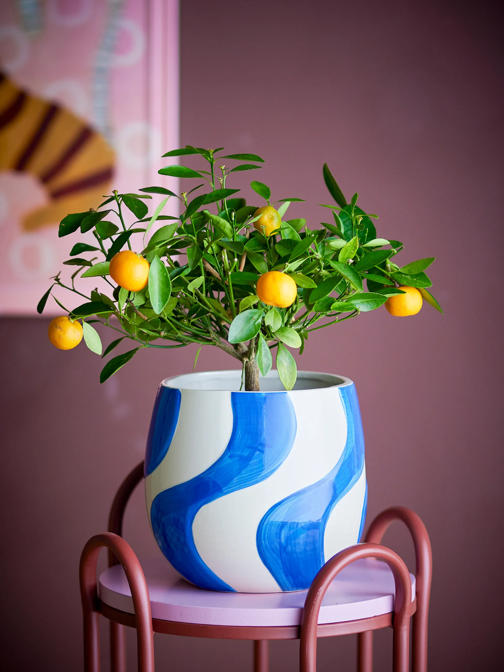 Romy krukke Ø20,5 cm, Blå Bloomingville