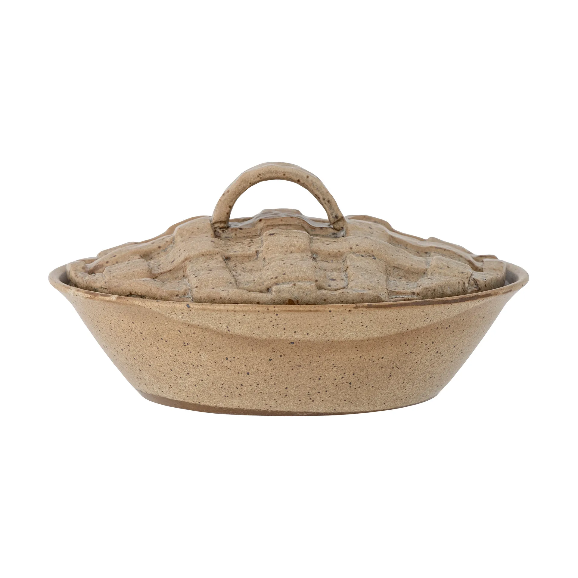 Rozalin paiform med lokk Ø 23 cm, Brun Bloomingville
