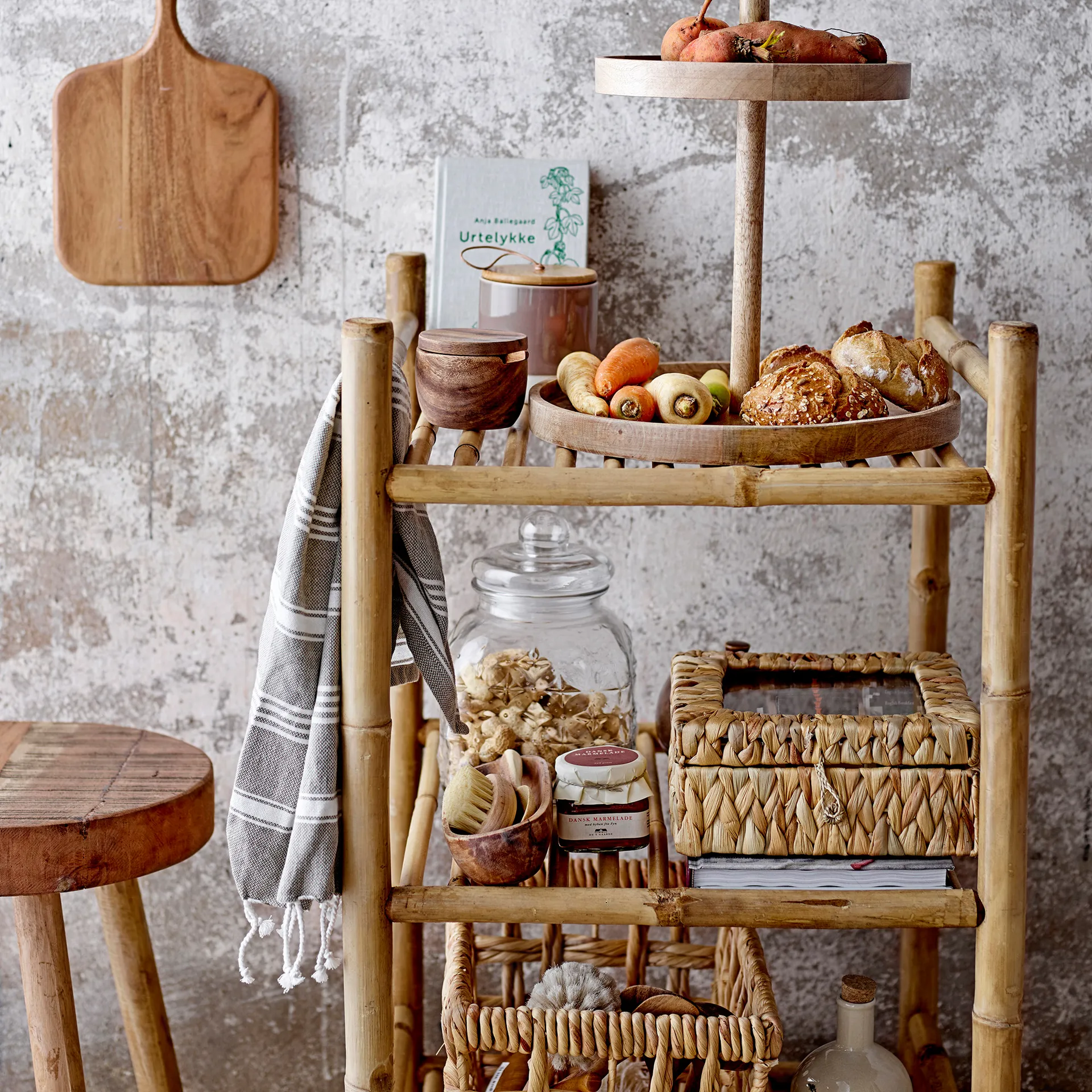 Saime Storage kurv 2 deler, Natur Bloomingville