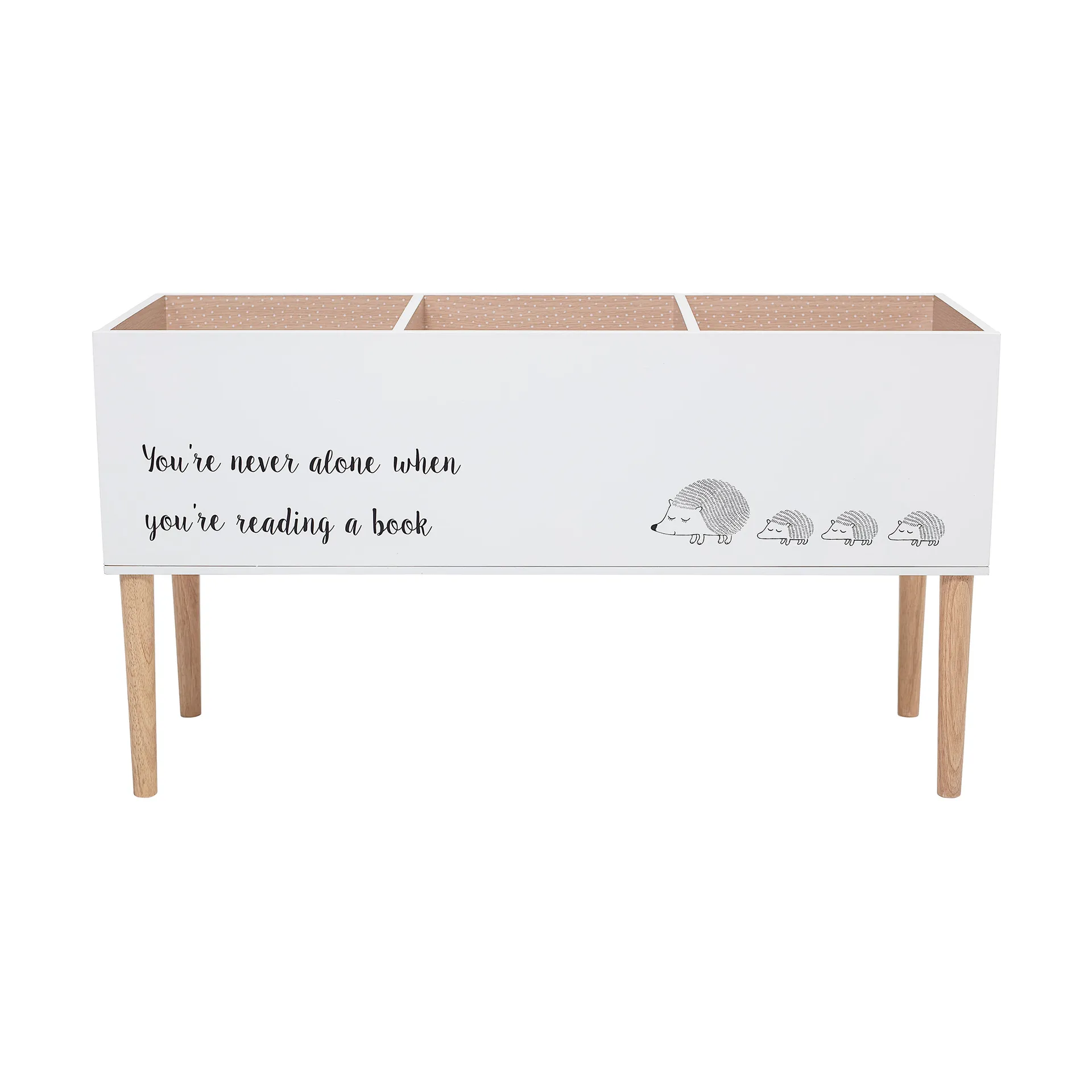 Salam bokkasse 50x90 cm, Hvit Bloomingville