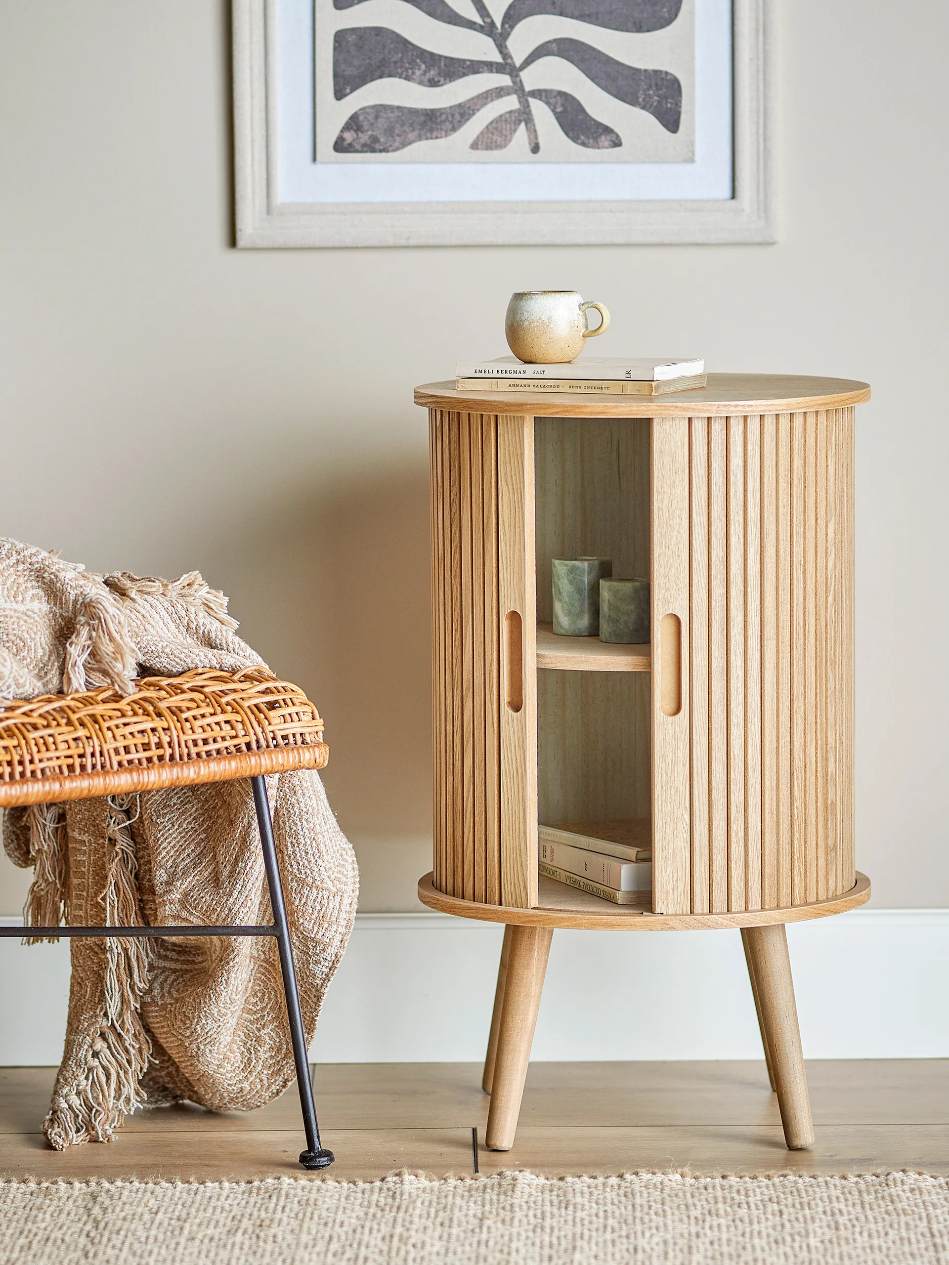 Salento skap Ø40x65 cm, Nature Bloomingville