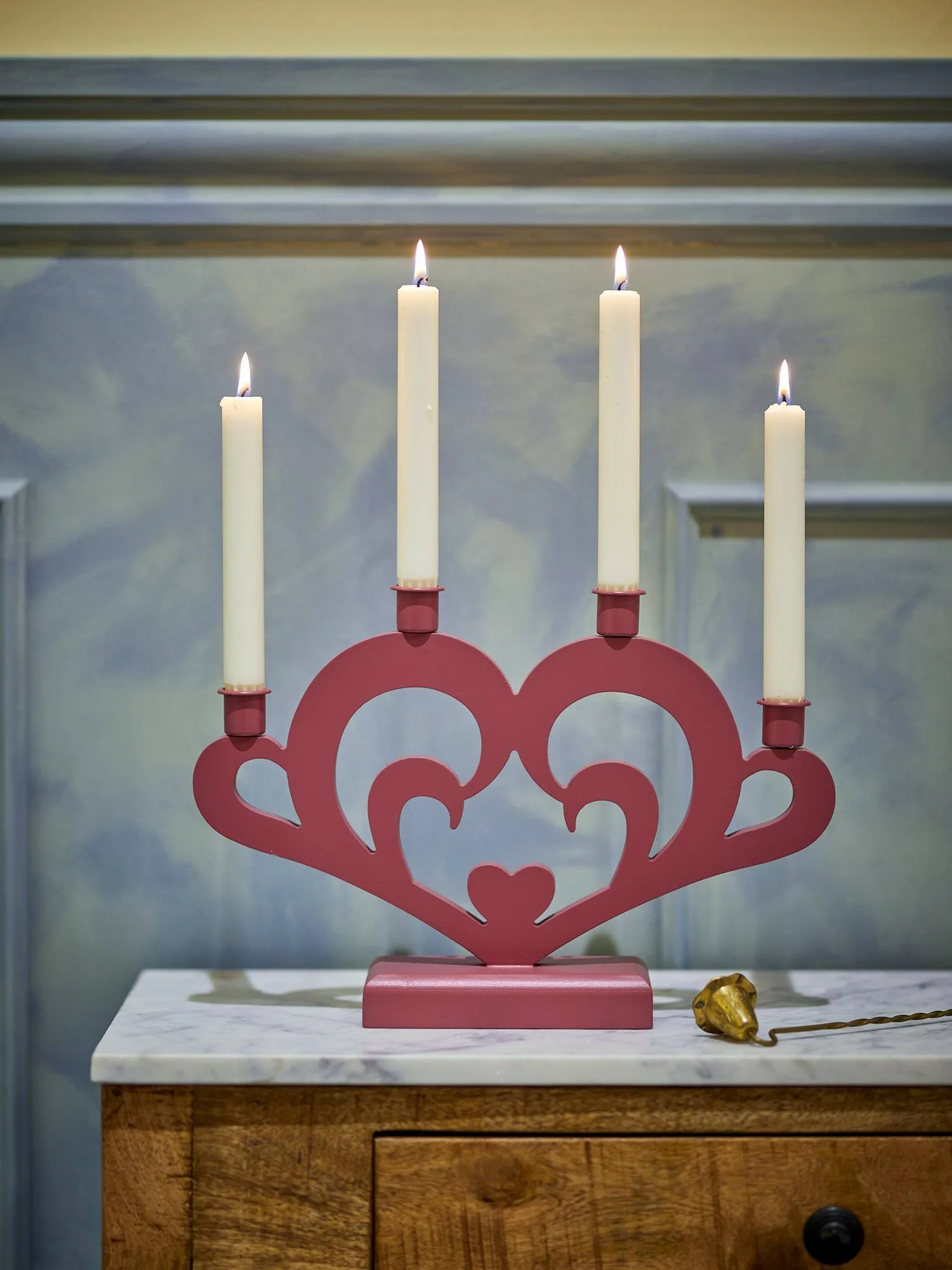 Salia adventsstake, Rød, 36 cm Bloomingville