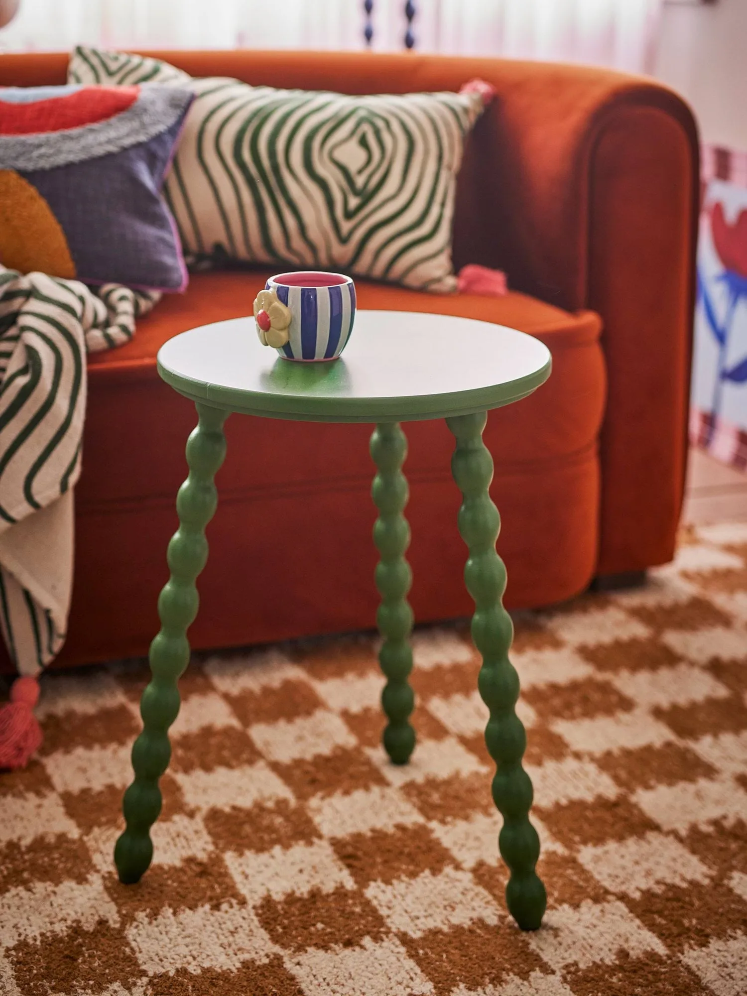 Salino sidebord, Green, Ø41 cm Bloomingville