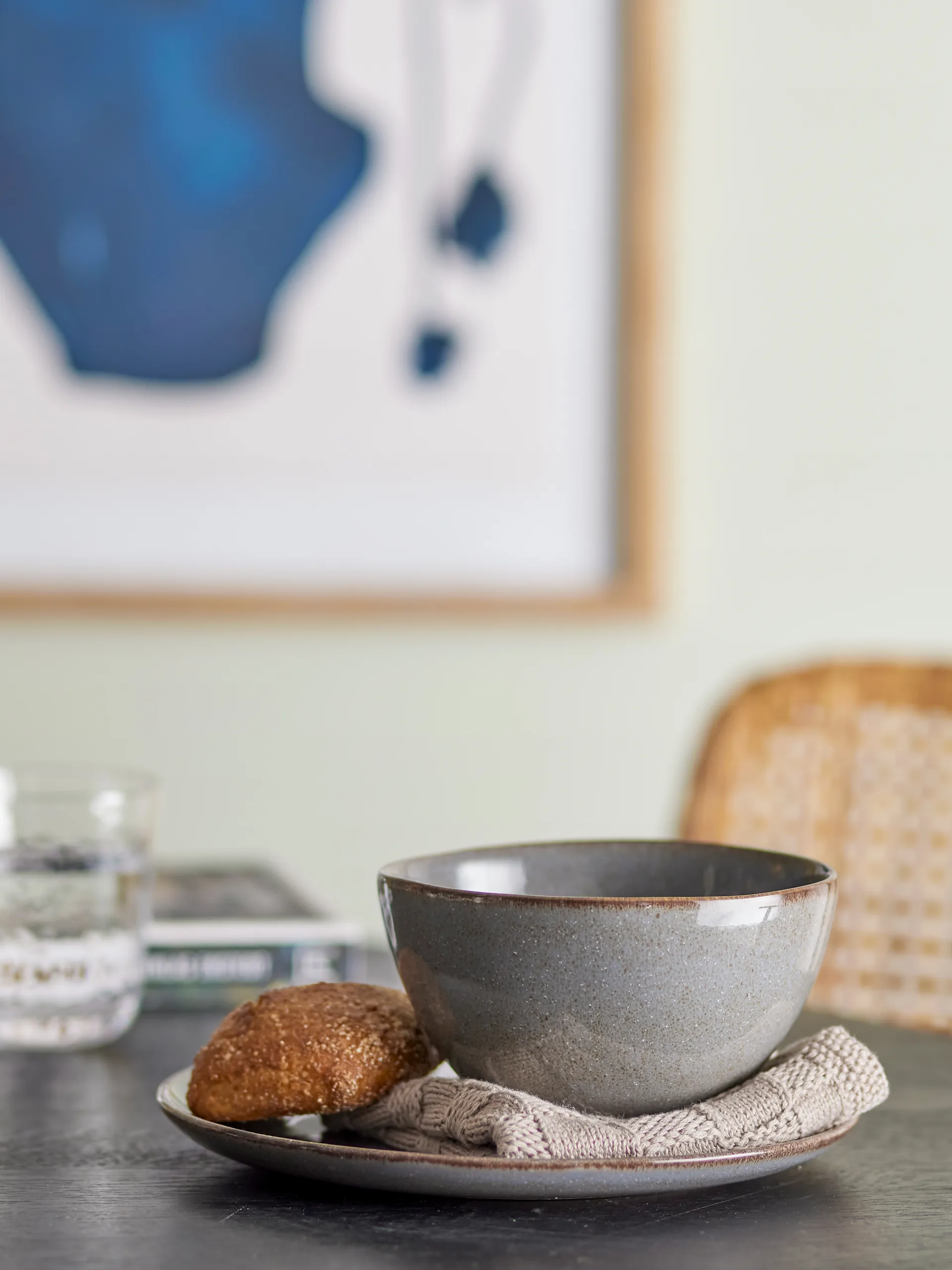 Sandrine frokostsett 12 deler, Grå Bloomingville