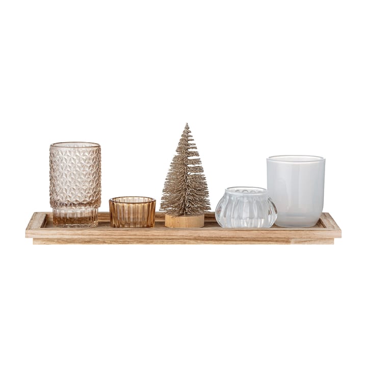 Sanga brett med telysholdere 6 deler - Gold - Bloomingville