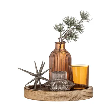 Sanga rund serveringsbrett med dekorasjonsobjekter, 6 deler - Gull - Bloomingville