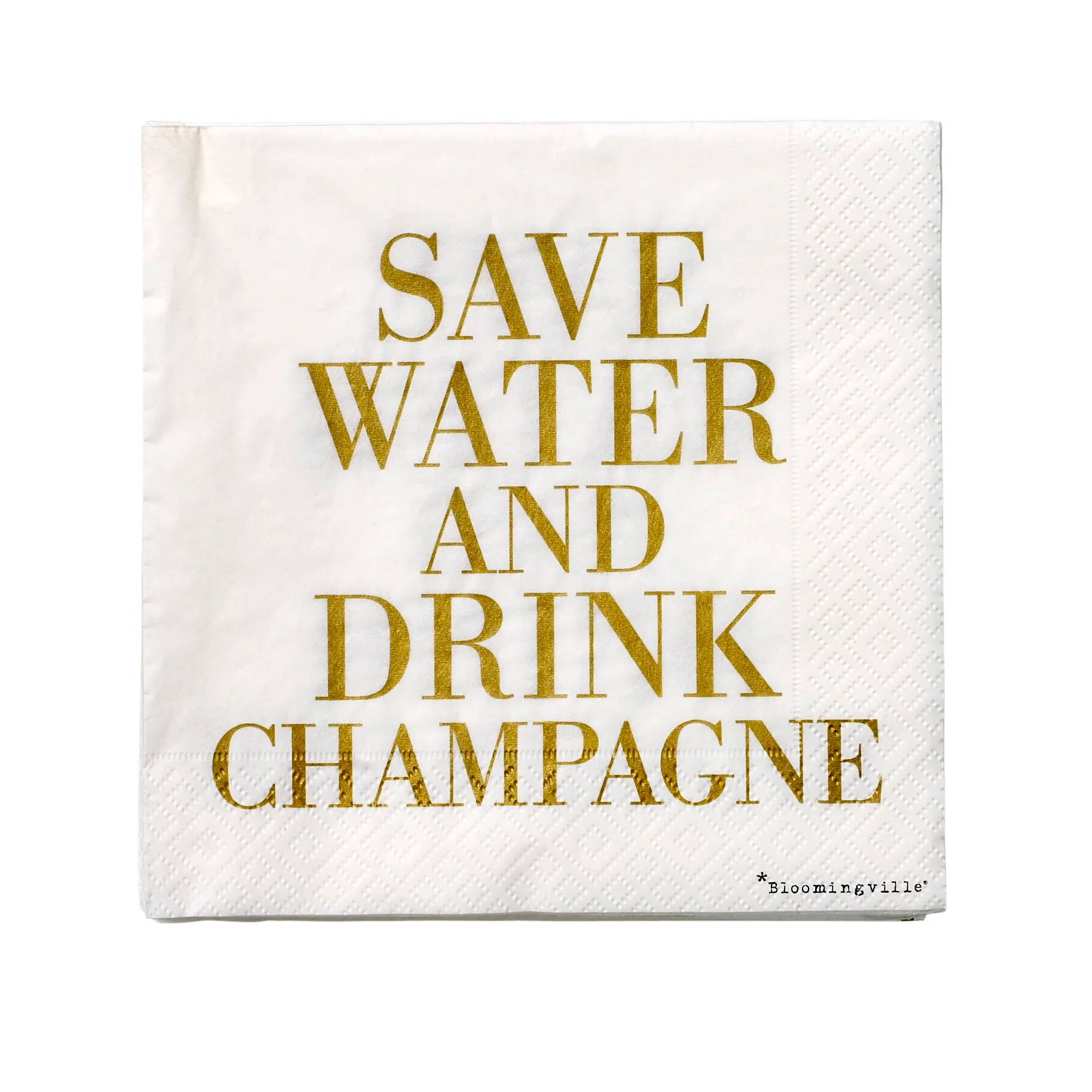 Save water serviett 20-pakning, 33x33 cm Bloomingville