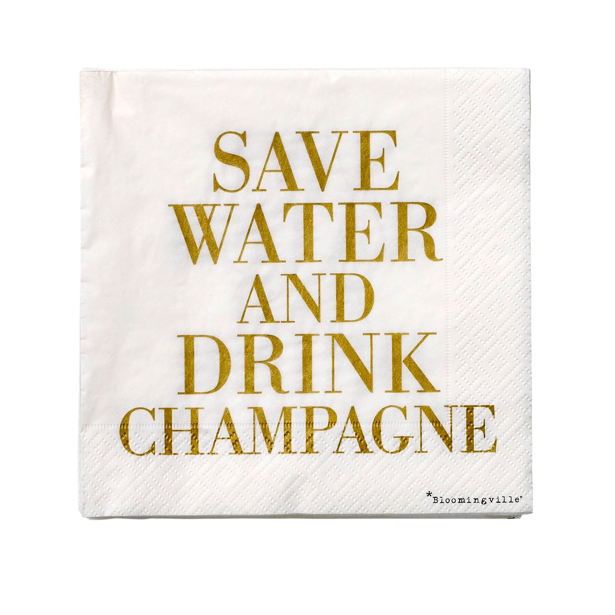 Bloomingville Save water serviett 20-pakning 33x33 cm