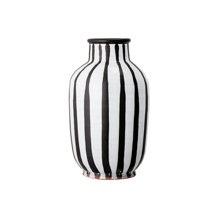 Schila vase terrakotta 44 cm, Svart-hvit Bloomingville