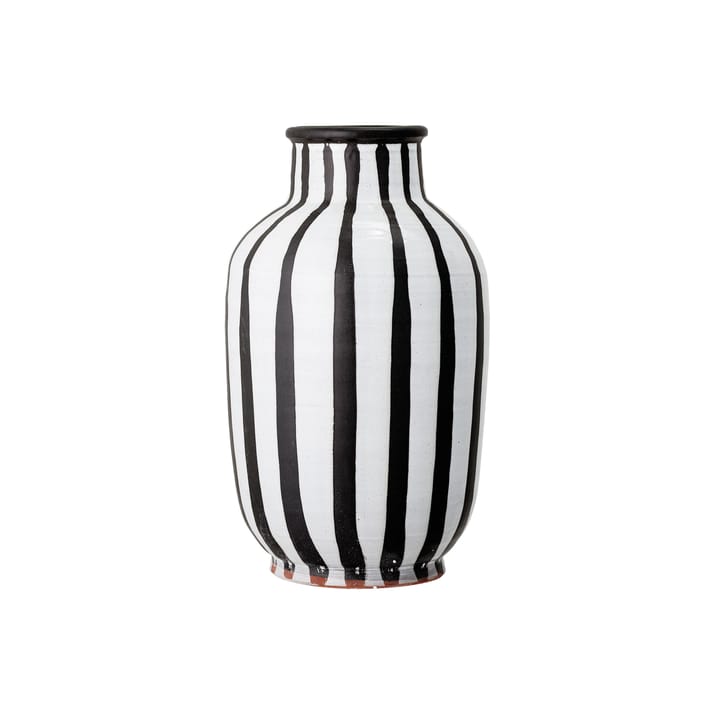 Schila vase terrakotta 44 cm - Svart-hvit - Bloomingville