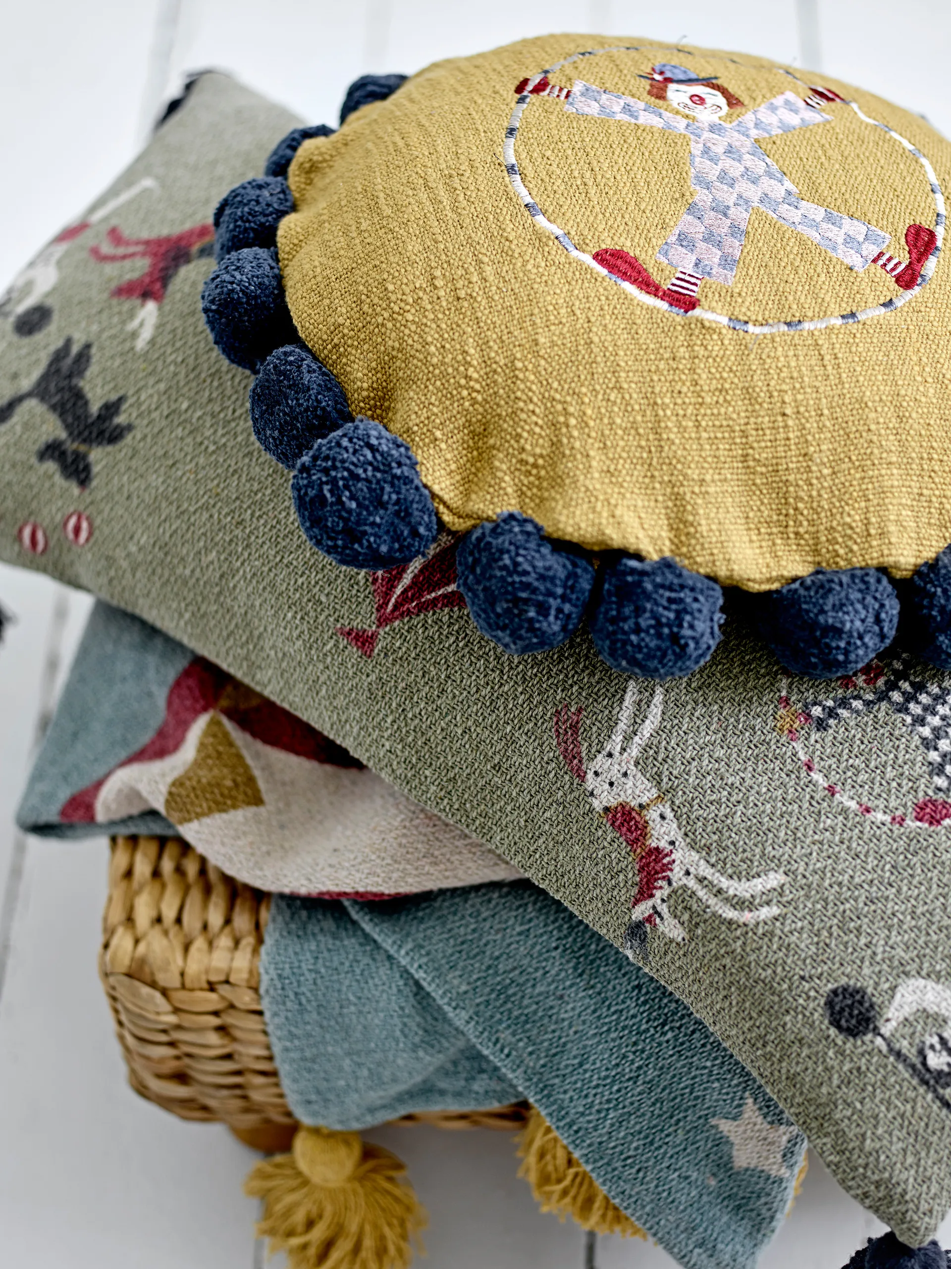 Seamus pute Ø 40 cm, Klovn Bloomingville