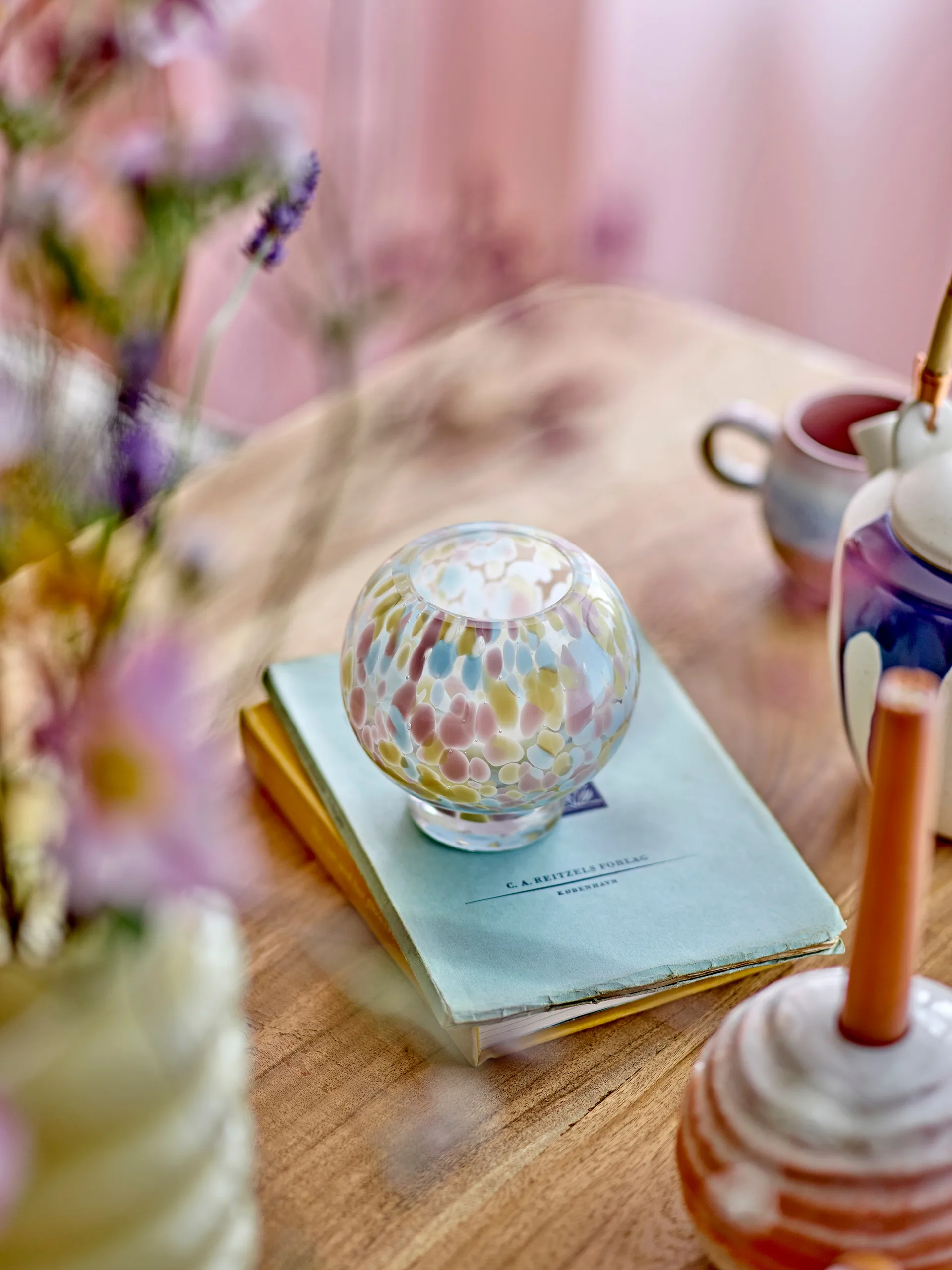 Selina telysholder Ø10,5x10,5 cm, Rose Bloomingville