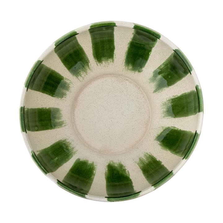 Shakti serveringsskål Ø 26 cm - Grønn-hvit - Bloomingville