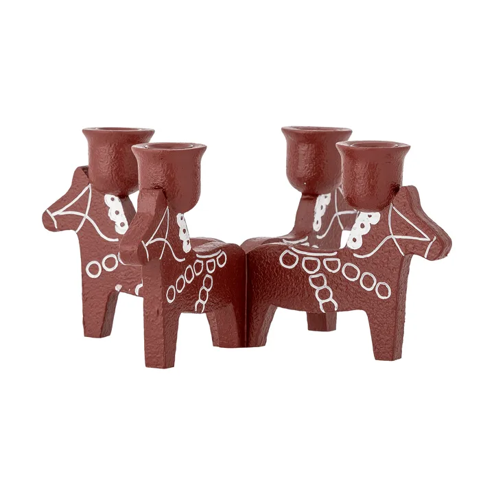 Siffer adventsljusstake - Rød, 23 cm - Bloomingville