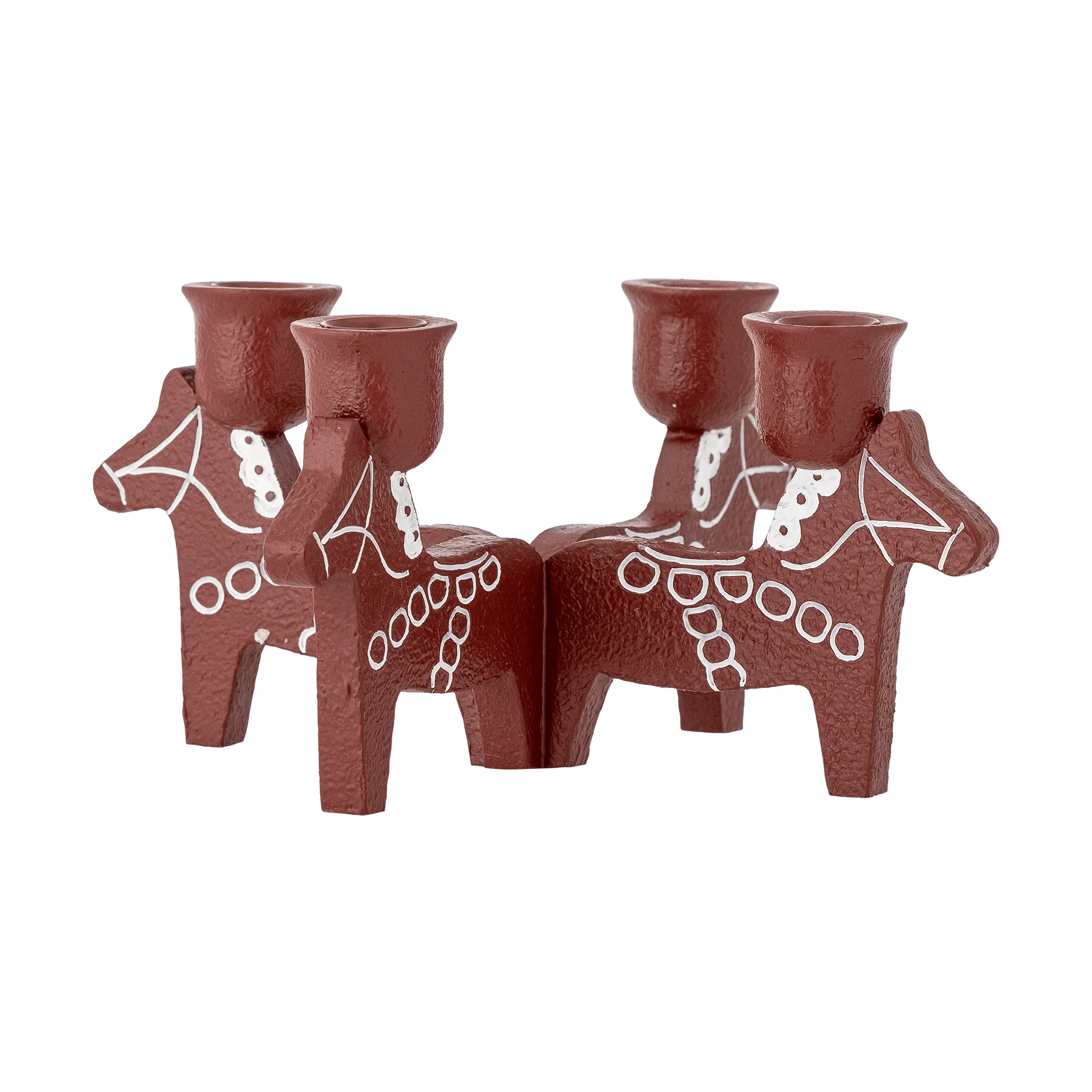Siffer adventsstake, Rød, 23 cm Bloomingville