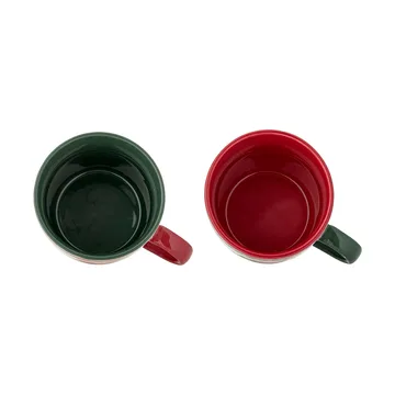 Siffer krus - Multi, 2 deler, 30 cl - Bloomingville