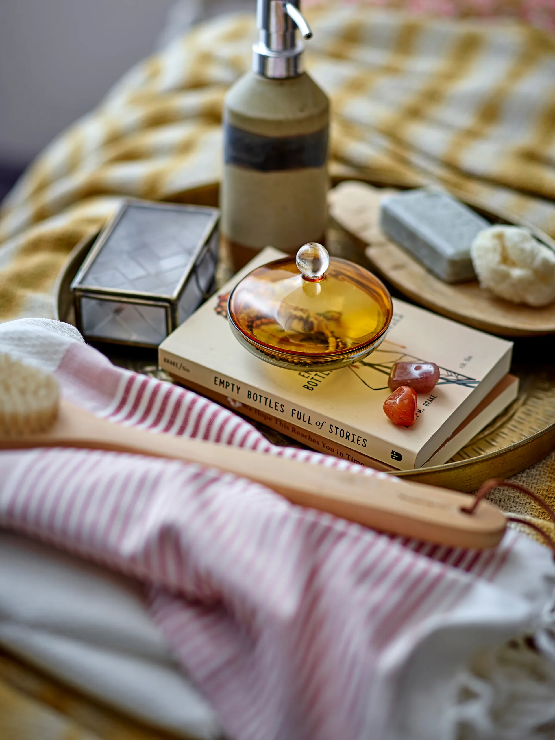 Solange såpepumpe 19,5 cm, Natur Bloomingville