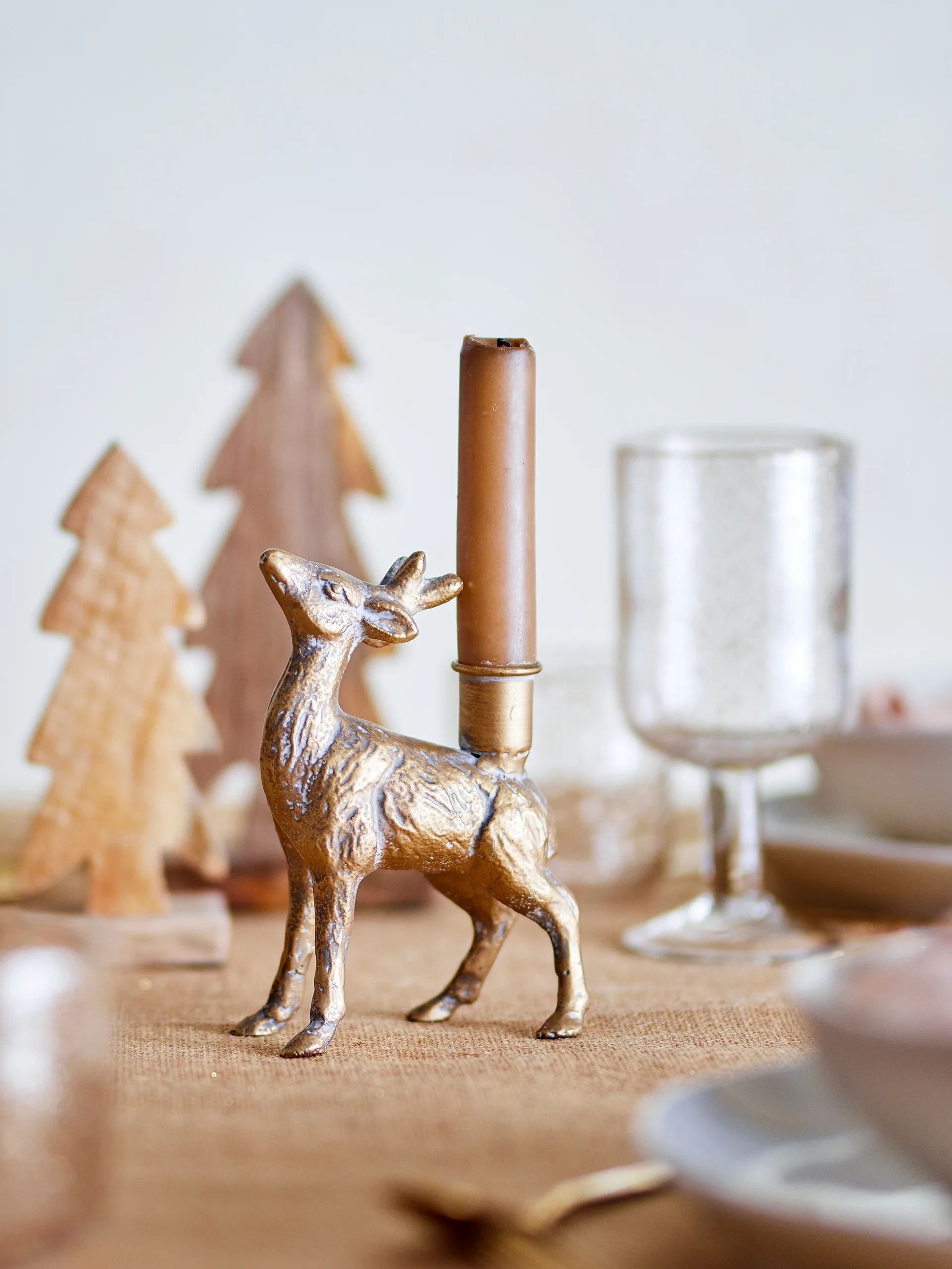 Souris lysestake 15 cm, Messing Bloomingville