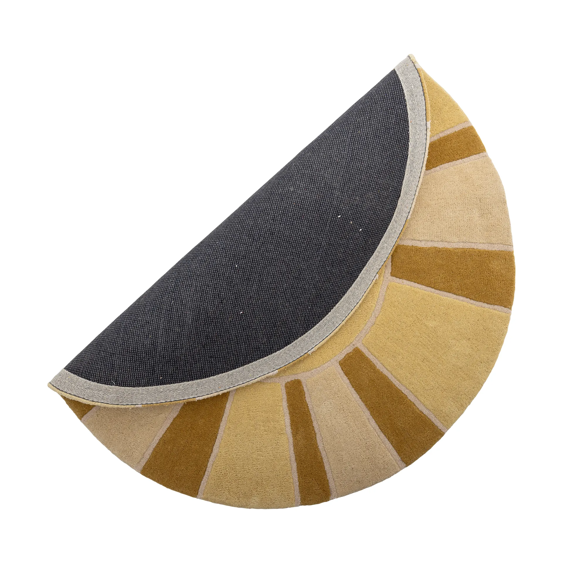 Sun ullteppe Ø110 cm, Gul Bloomingville