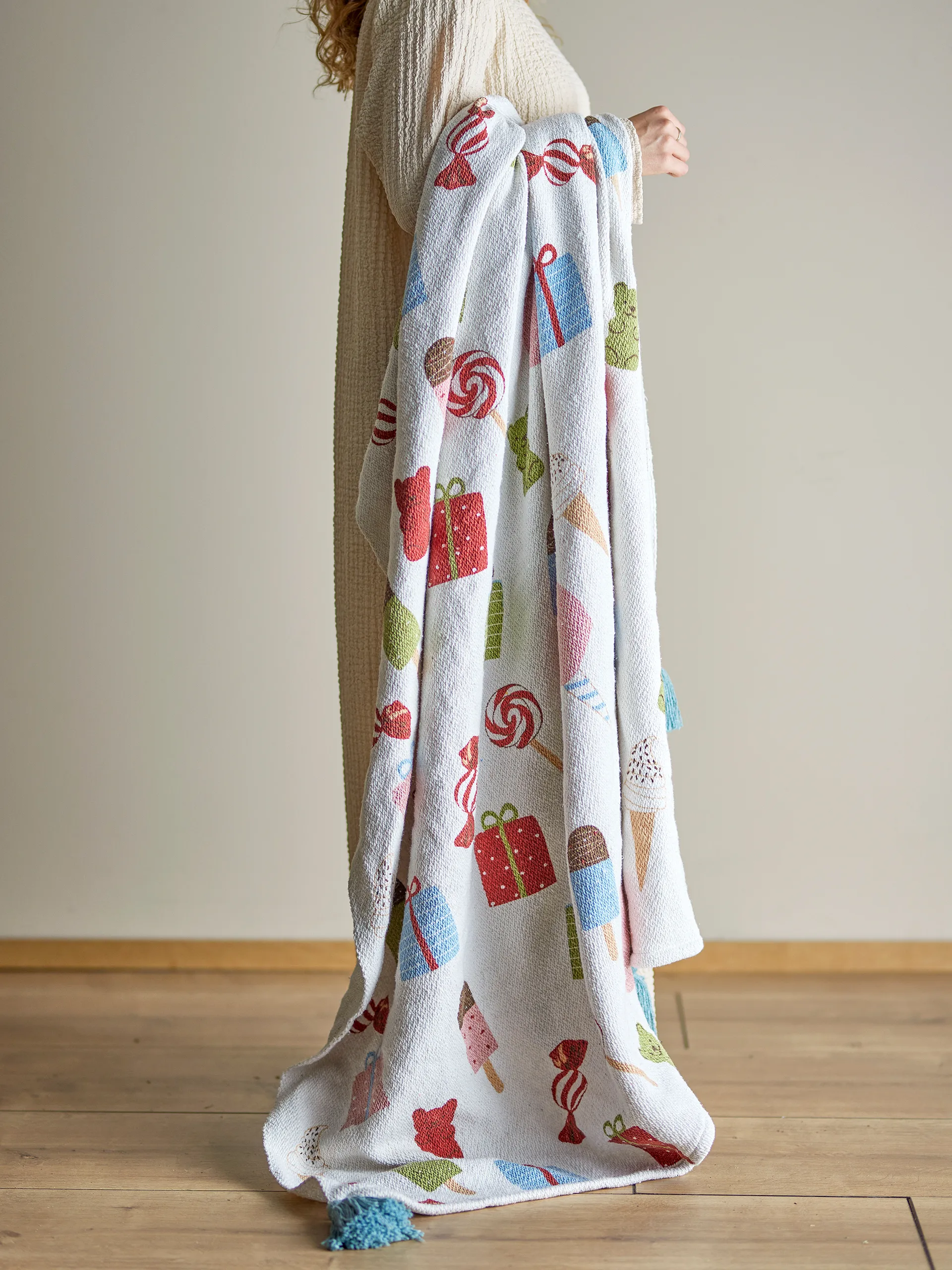 Sweets pledd 130x160 cm, Nature Bloomingville