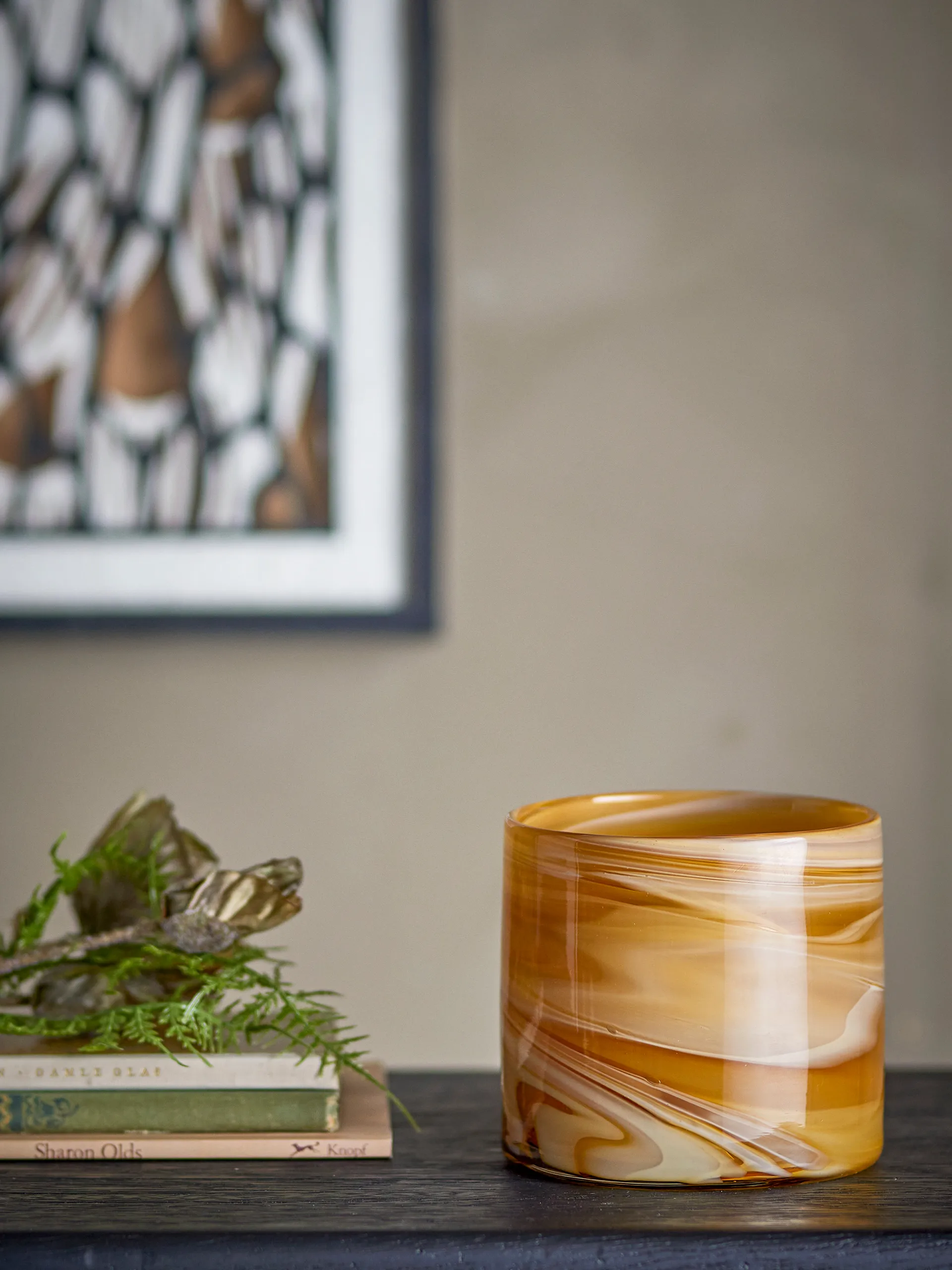 Sylas votive lyslykt, Oransje Bloomingville