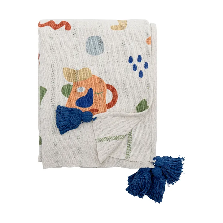 Sylvie bomullspledd 160x130 cm - Natur - Bloomingville