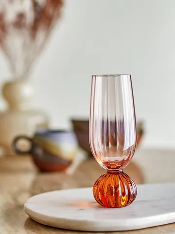 Taurin champagneglass 25 cl - Rose - Bloomingville