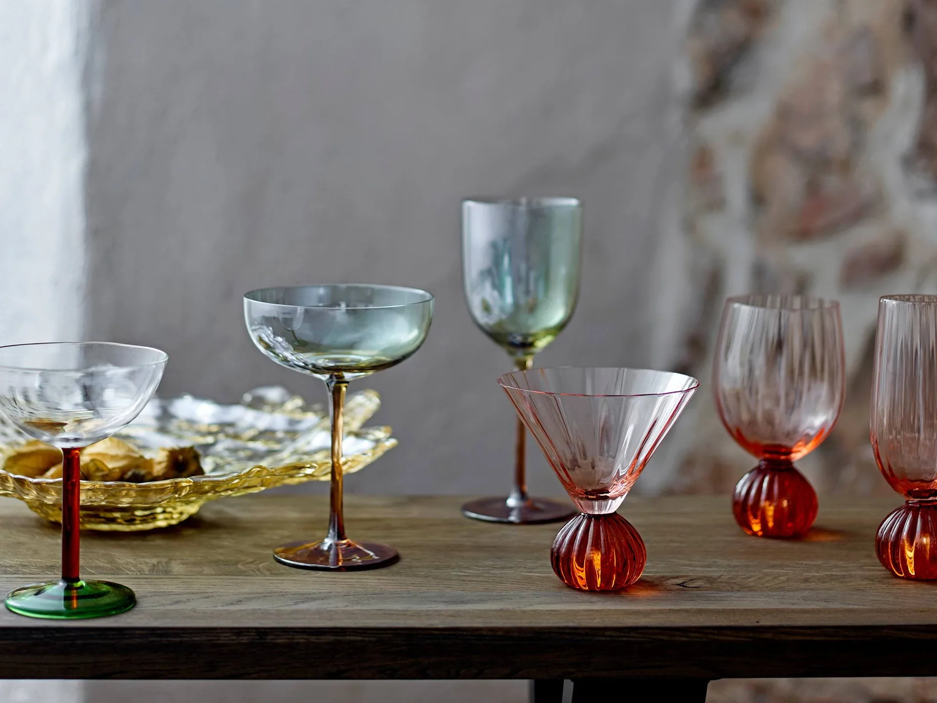 Taurin champagneglass 25 cl, Rose Bloomingville