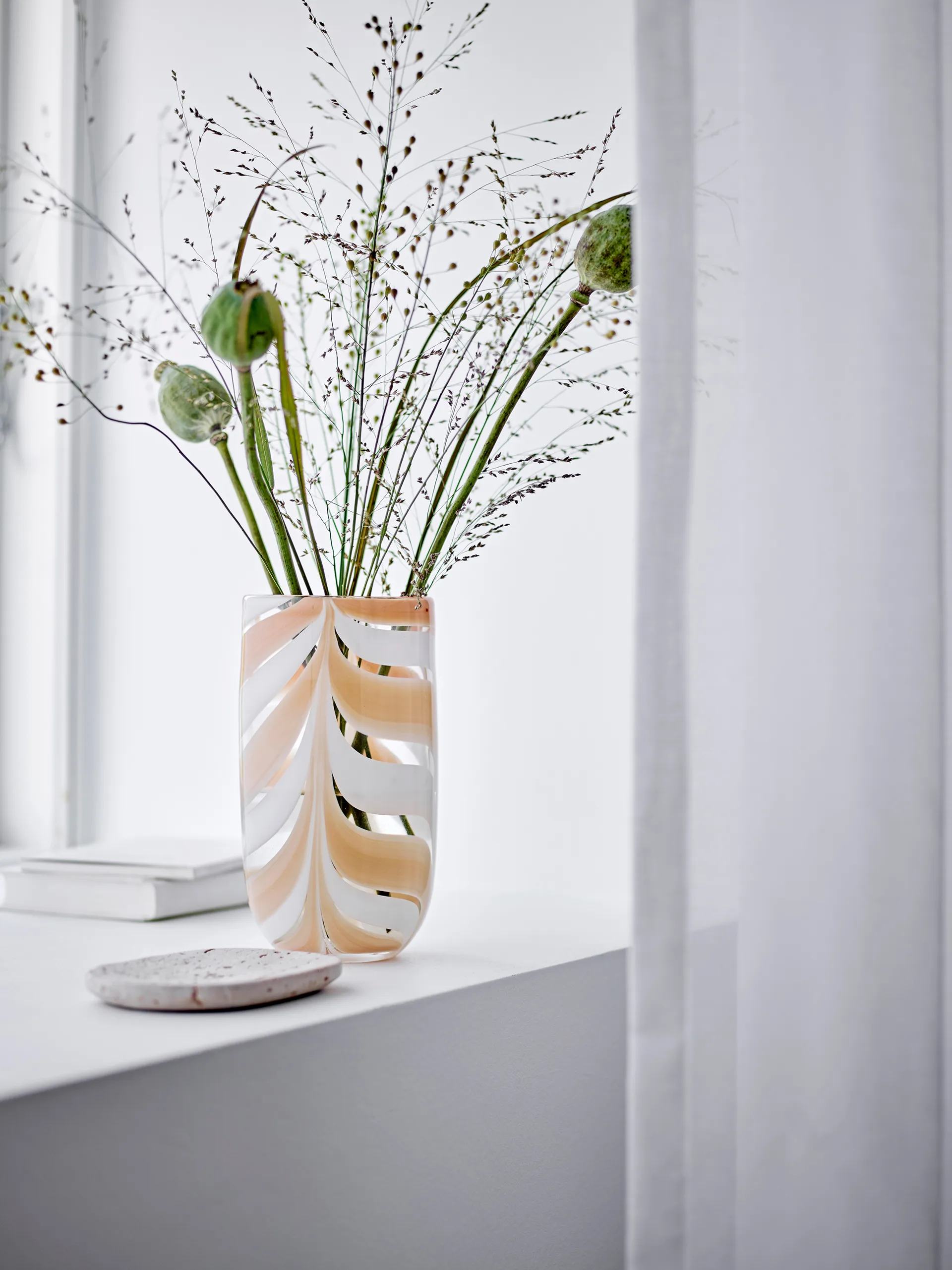 Taven vase 21,5 cm, Oransje Bloomingville