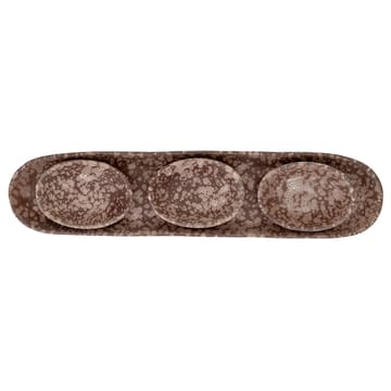 Thea tapessett keramikk 4 deler - Brun - Bloomingville