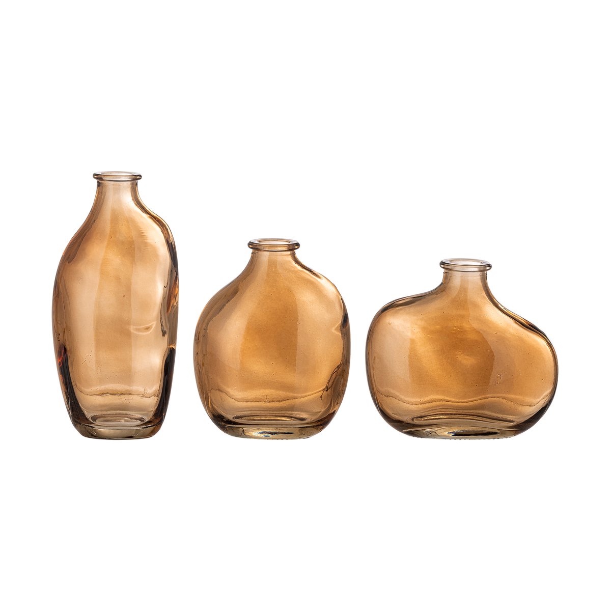 Bilde av Bloomingville Tilia vase 3 deler Brun