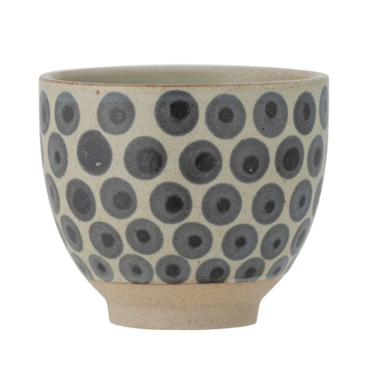 Bloomingville Tazza In Grès Sandrine Grigia - Fatta A Mano, 0.38L - 5