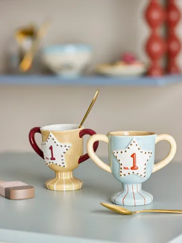 Trophy kopp 2-deler - Blå - Bloomingville