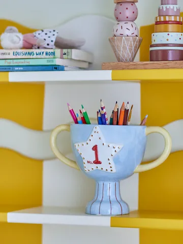 Trophy krukke 23x16 cm - Blå - Bloomingville