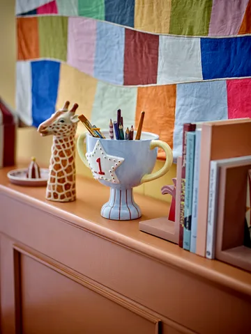 Trophy krukke 23x16 cm - Blå - Bloomingville