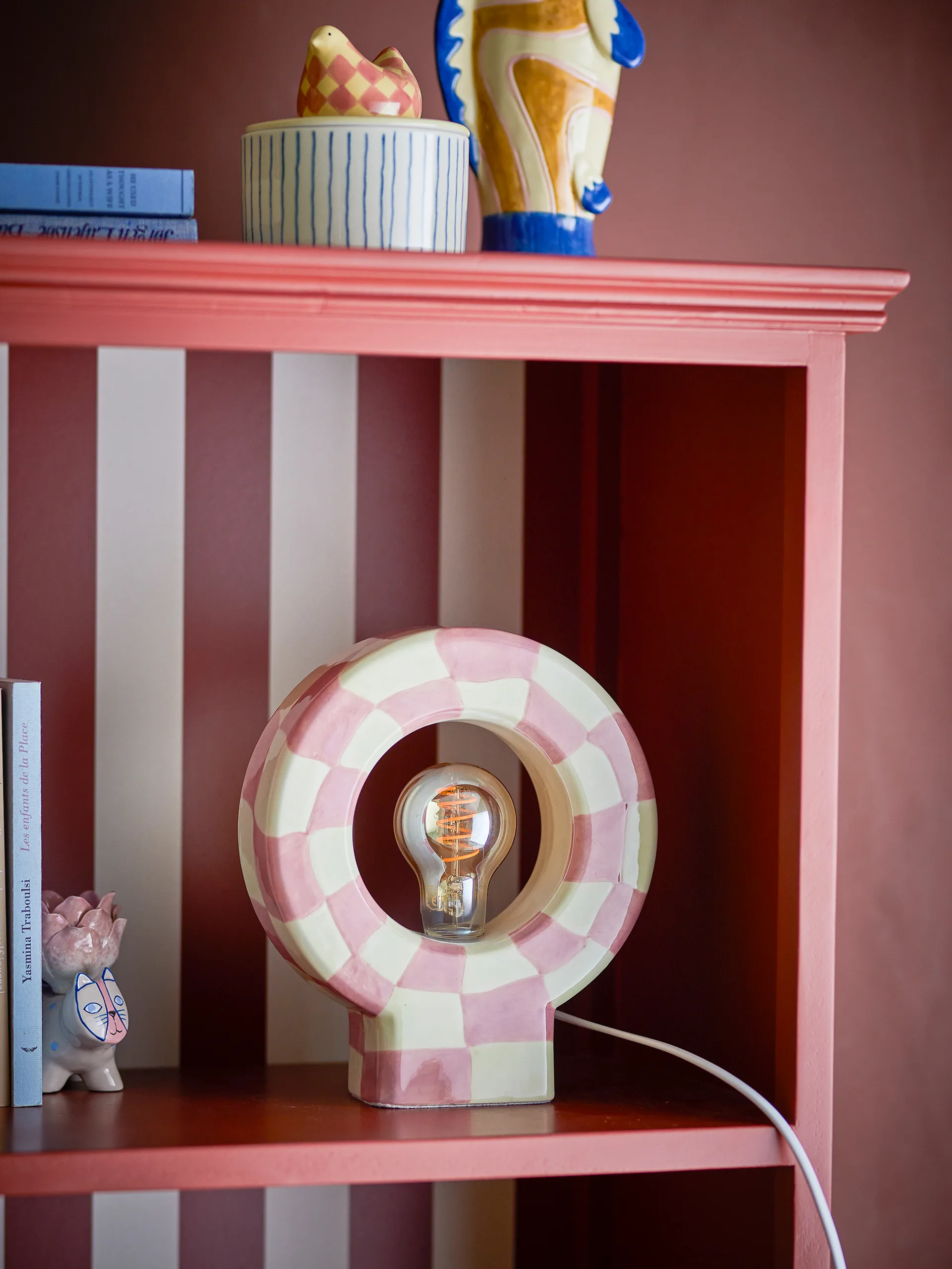 Vialini bordlampe 20,5x23,5 cm, Rose Bloomingville