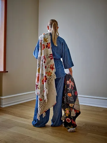 Vivielle pled - Multi, 160x130 cm - Bloomingville